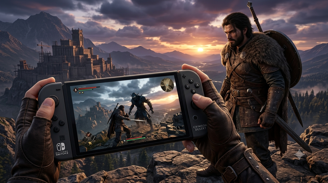 استوديو Pearl Abyss يؤكد بدء العمل على نسخة Switch 2 من لعبته Crimson Desert