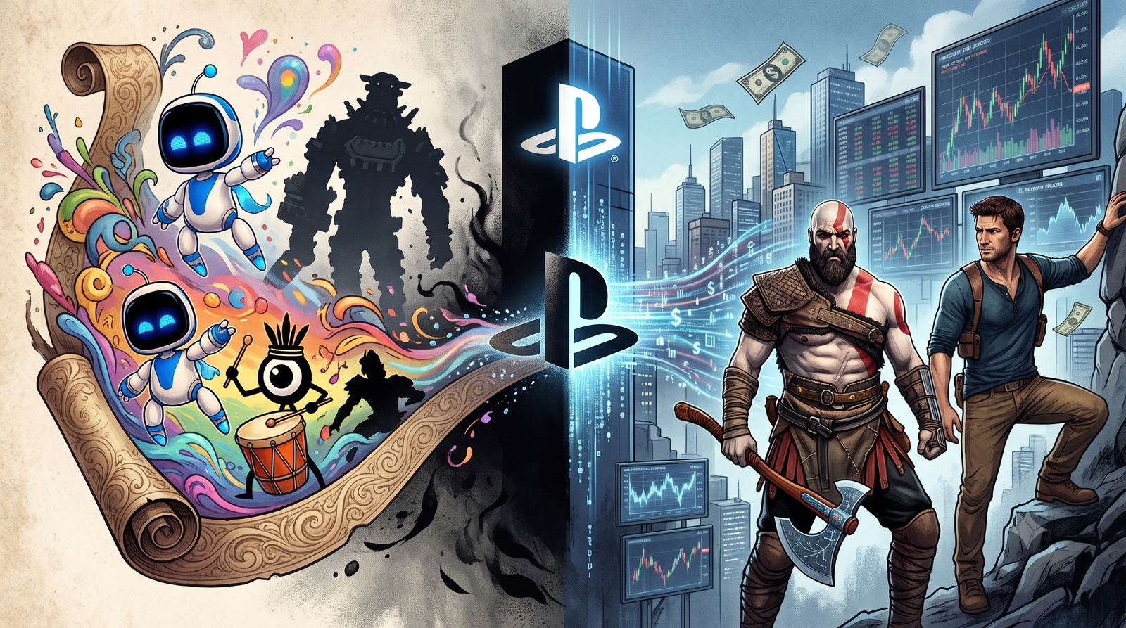 كيف تسببت ألعاب مثل God of War و Uncharted في نهاية Japan Studio؟