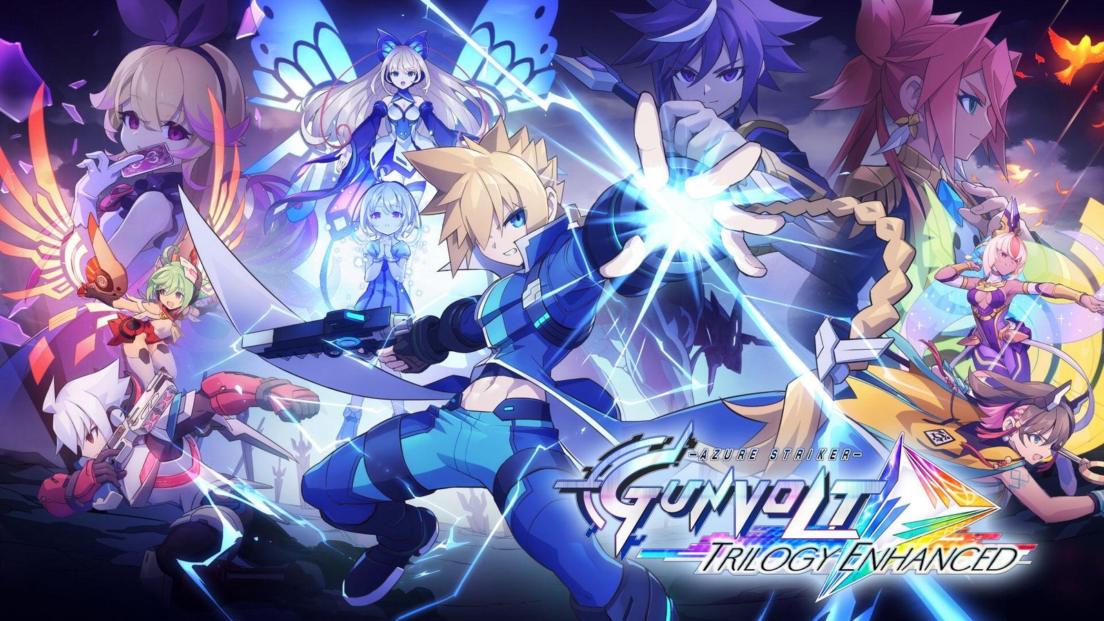 لعبة Azure Striker Gunvolt Trilogy Enhanced  قادمة في 24 يوليو